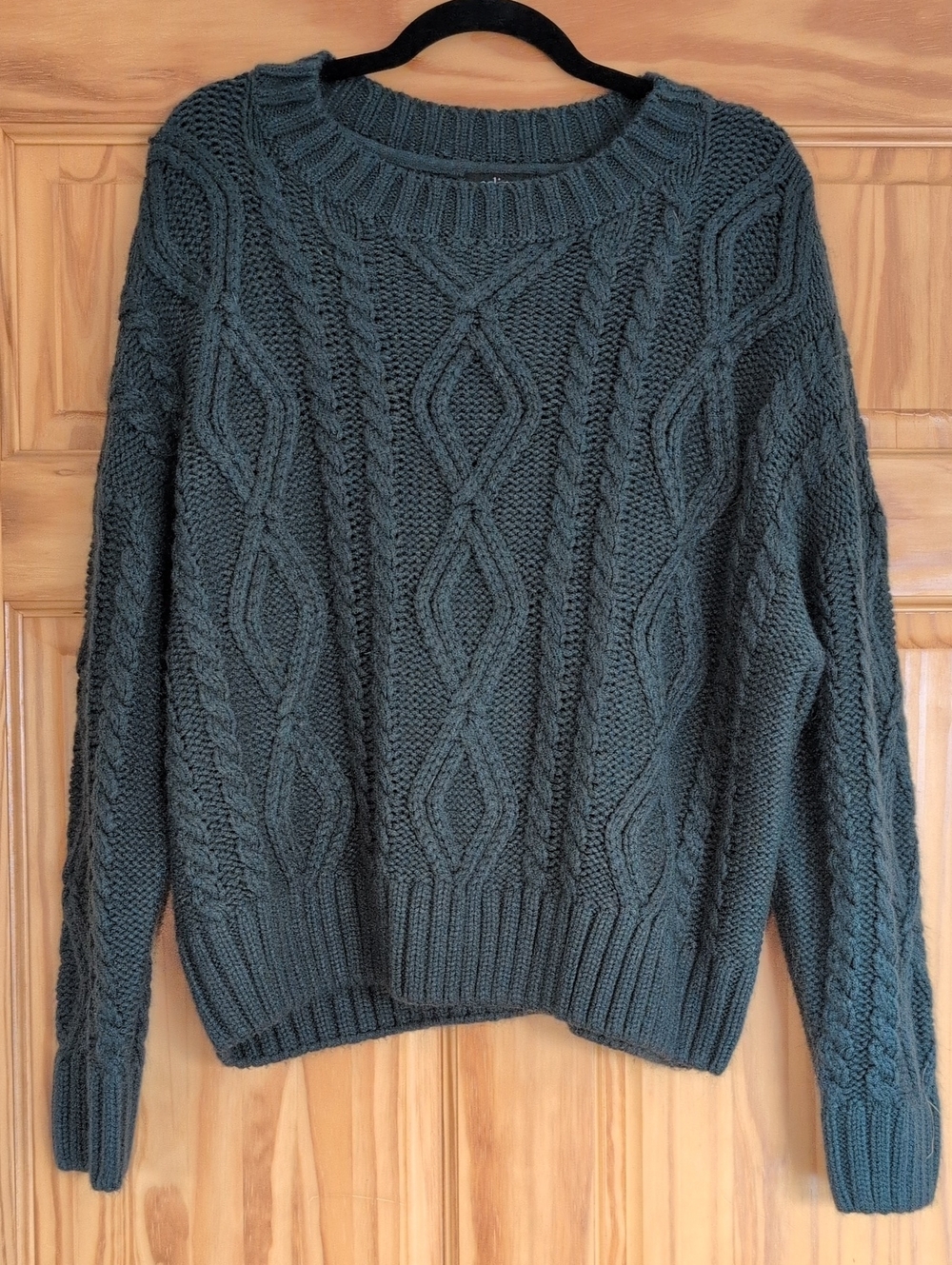 Eclipse Cable Knit Crewneck Sweater